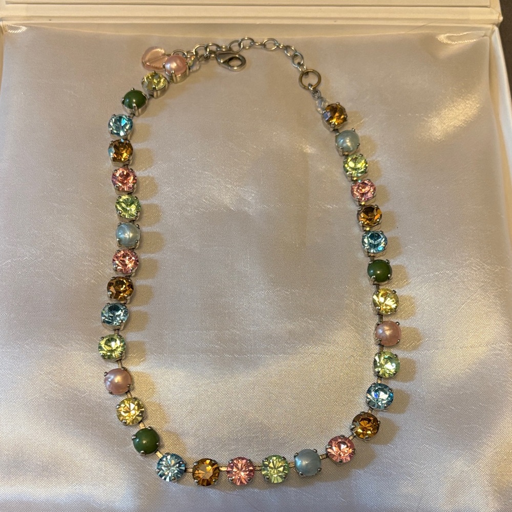 Sabika Multicolor Crystal Necklace